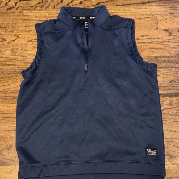 Nike Other - Nike Golf Performance Vest Mens Large Navy Blue Therma 1/4 Zip Jacket AQ0816-451